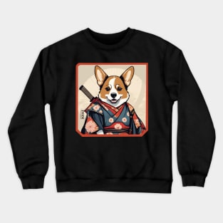 Samurai corgi Crewneck Sweatshirt